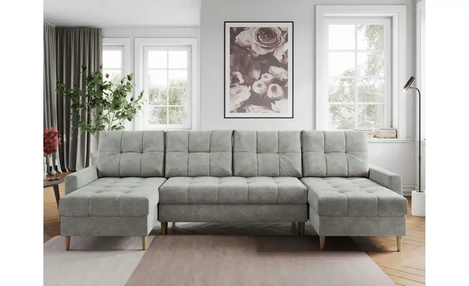 Wohnlandschaft Astra mit Schlaffunktion, in Wohnsituation