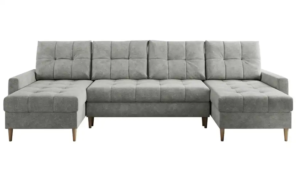 Wohnlandschaft Astra mit Schlaffunktion, Frontansicht