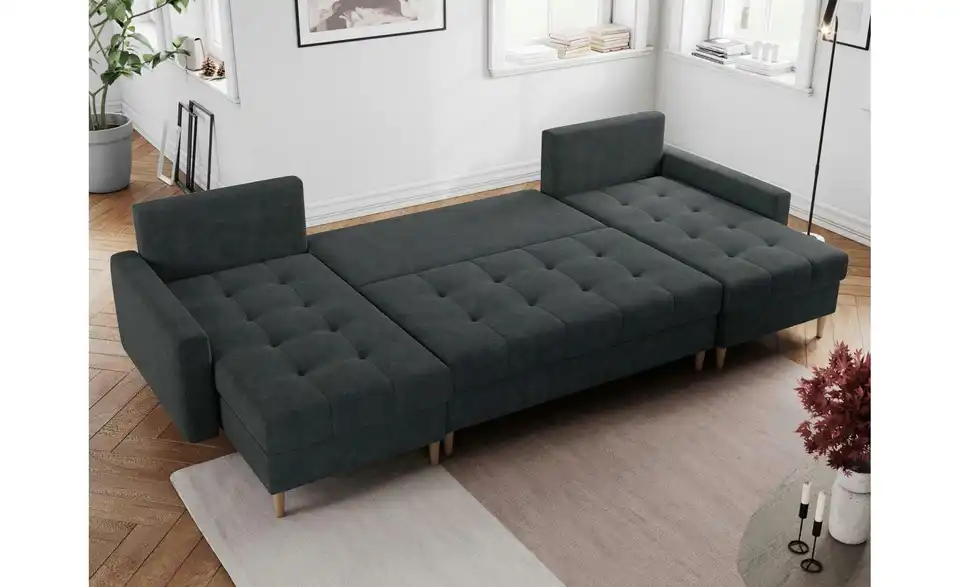 Wohnlandschaft Astra mit Schlaffunktion, in Wohnsituation