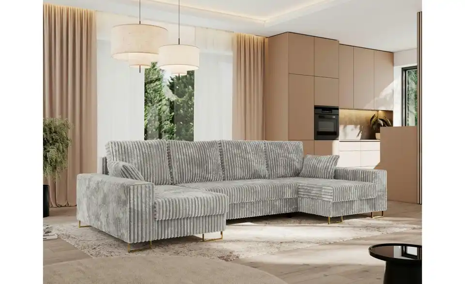 Wohnlandschaft Dorain mit Schlaffunktion, in Wohnsituation