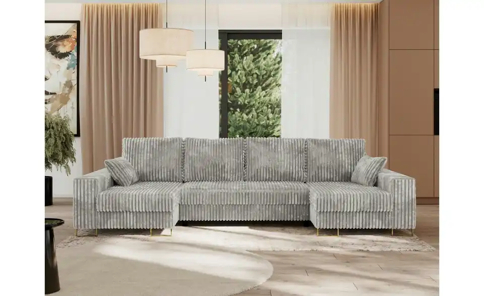 Wohnlandschaft Dorain mit Schlaffunktion, in Wohnsituation