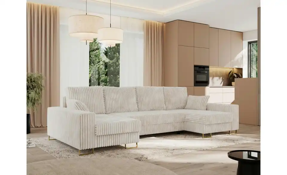 Wohnlandschaft Dorain mit Schlaffunktion, in Wohnsituation