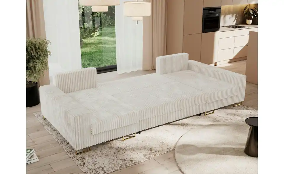 Wohnlandschaft Dorain mit Schlaffunktion, in Wohnsituation