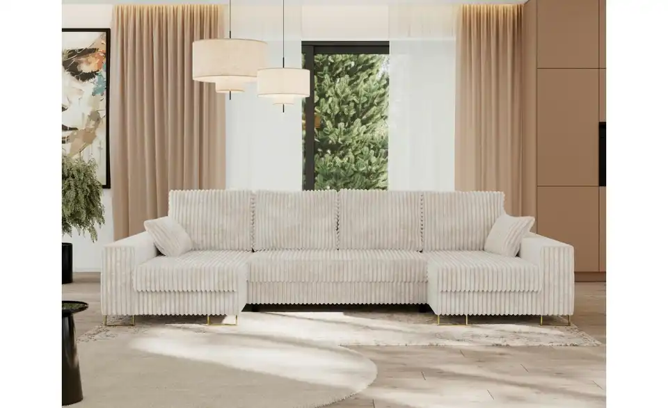 Wohnlandschaft Dorain mit Schlaffunktion, in Wohnsituation