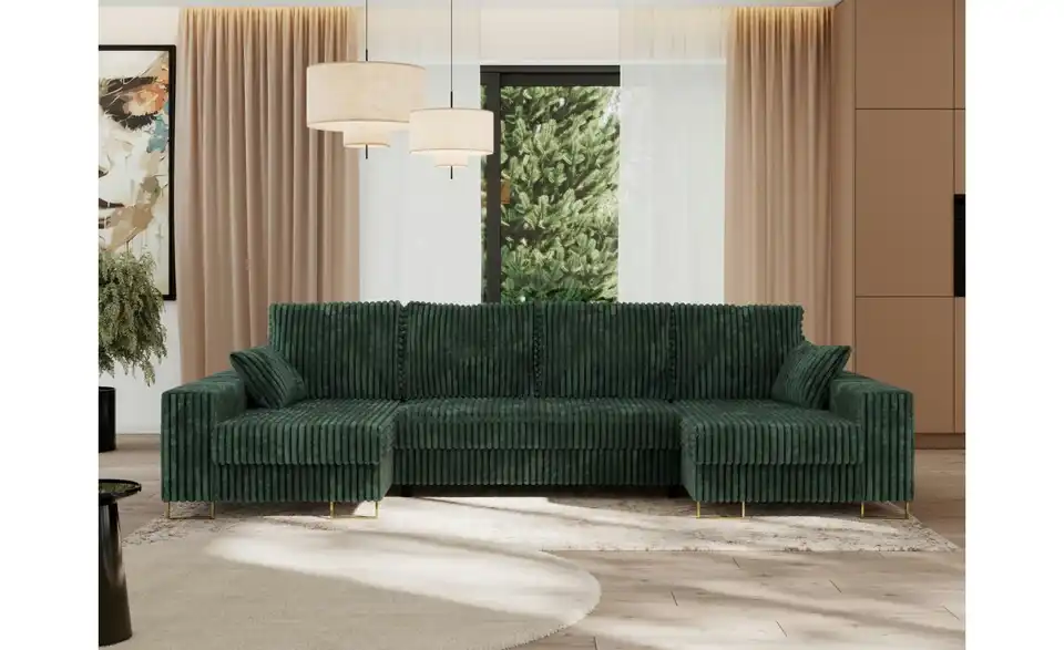 Wohnlandschaft Dorain mit Schlaffunktion, in Wohnsituation