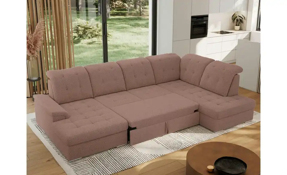 Wohnlandschaft Madrito mit Schlaffunktion, in Wohnsituation