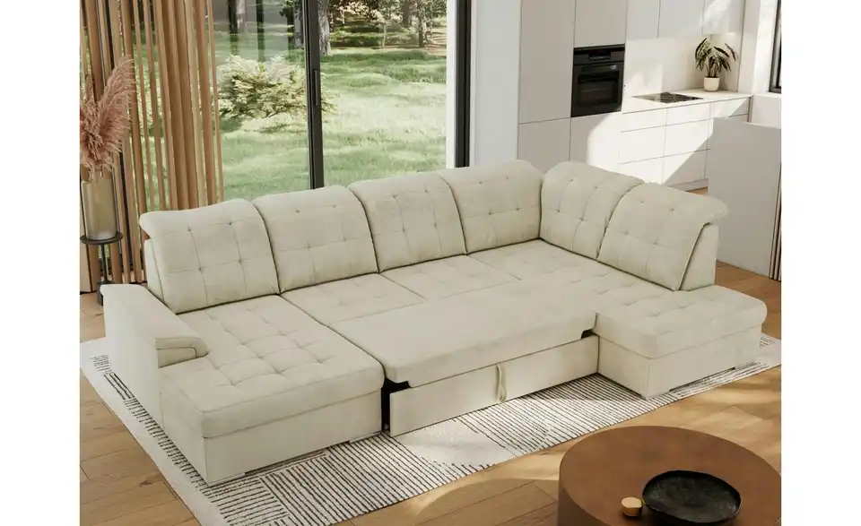 Wohnlandschaft Madrito mit Schlaffunktion, in Wohnsituation