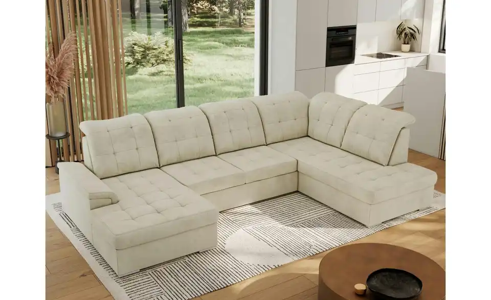 Wohnlandschaft Madrito mit Schlaffunktion, in Wohnsituation