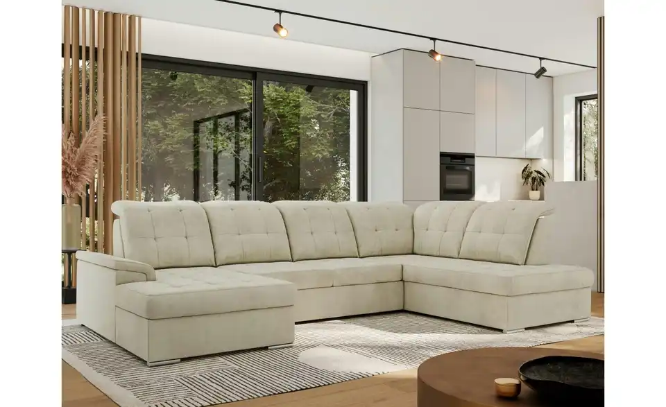 Wohnlandschaft Madrito mit Schlaffunktion, in Wohnsituation