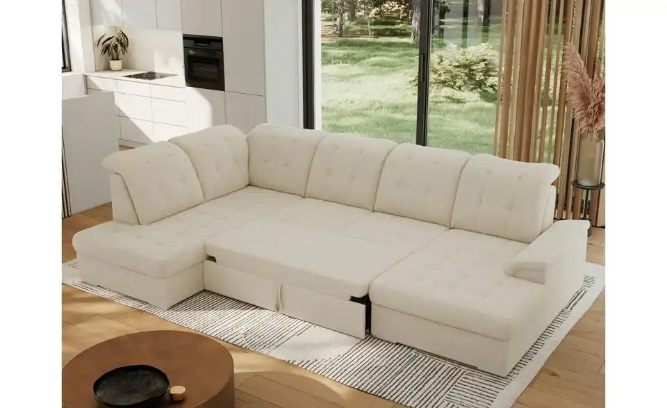 Wohnlandschaft Madrito mit Schlaffunktion, in Wohnsituation