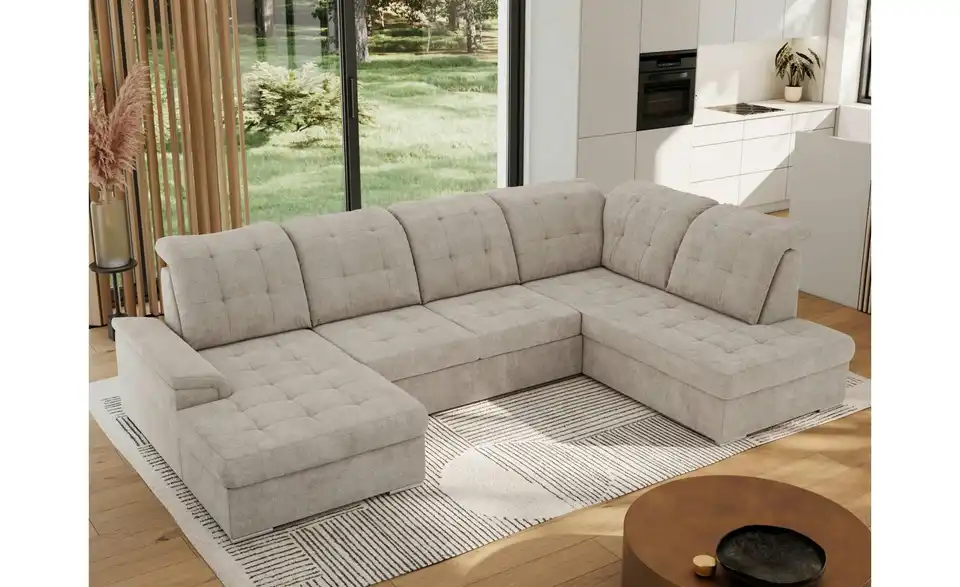 Wohnlandschaft Madrito mit Schlaffunktion, in Wohnsituation