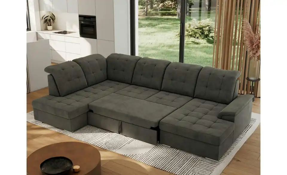 Wohnlandschaft Madrito mit Schlaffunktion, in Wohnsituation