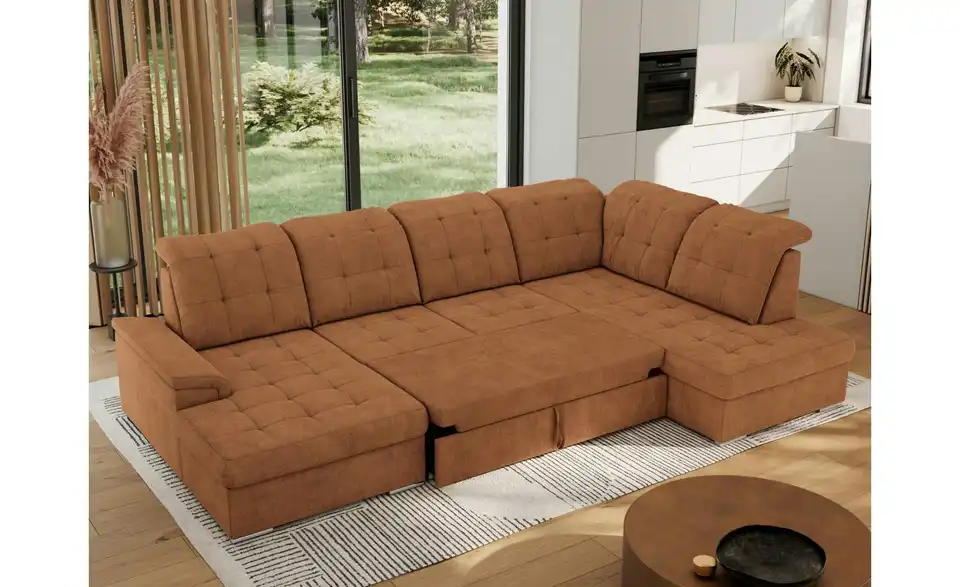 Wohnlandschaft Madrito mit Schlaffunktion, in Wohnsituation