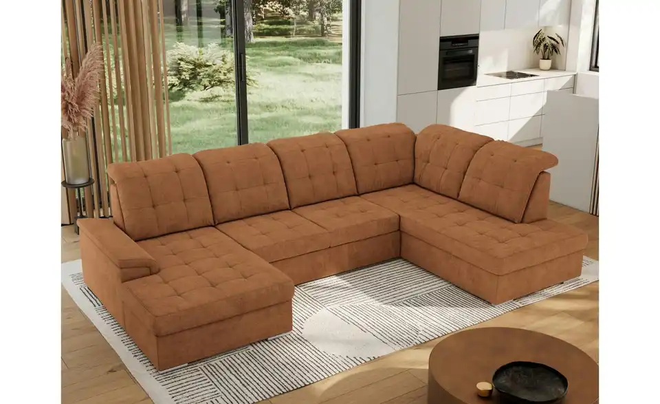 Wohnlandschaft Madrito mit Schlaffunktion, in Wohnsituation