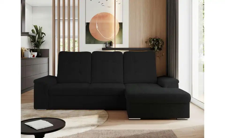 Ecksofa Madrito mit Schlaffunktion, in Wohnsituation