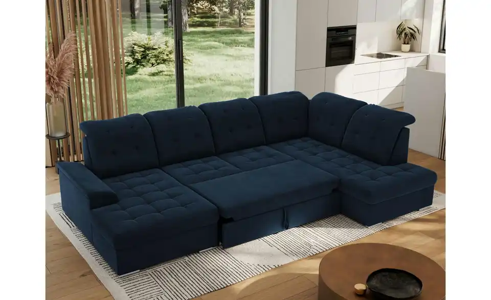 Wohnlandschaft Madrito mit Schlaffunktion, in Wohnsituation