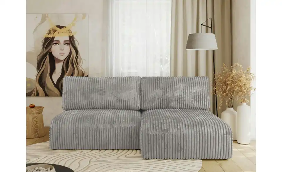 Ecksofa Vivo mit Schlaffunktion, in Wohnsituation