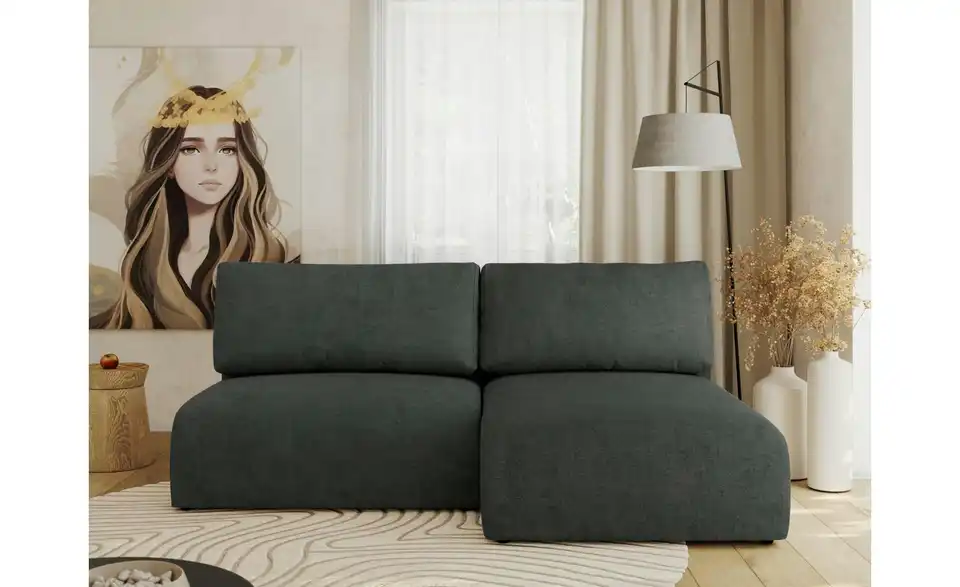 Ecksofa Vivo mit Schlaffunktion, in Wohnsituation
