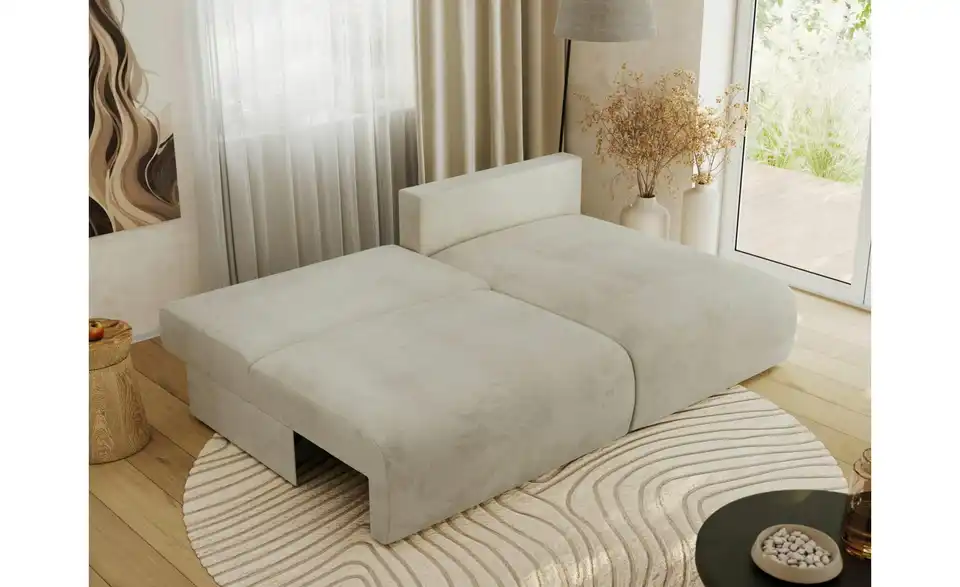 Ecksofa Vivo mit Schlaffunktion, in Wohnsituation