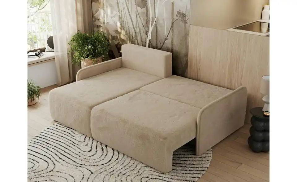 Ecksofa Arpa mit Schlaffunktion, in Wohnsituation