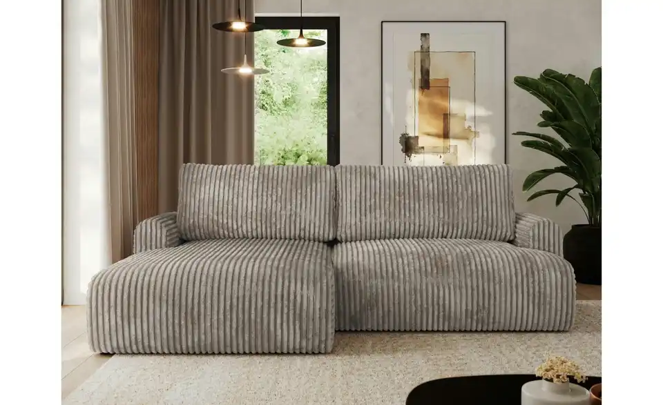 Ecksofa Tono mit Schlaffunktion, in Wohnsituation