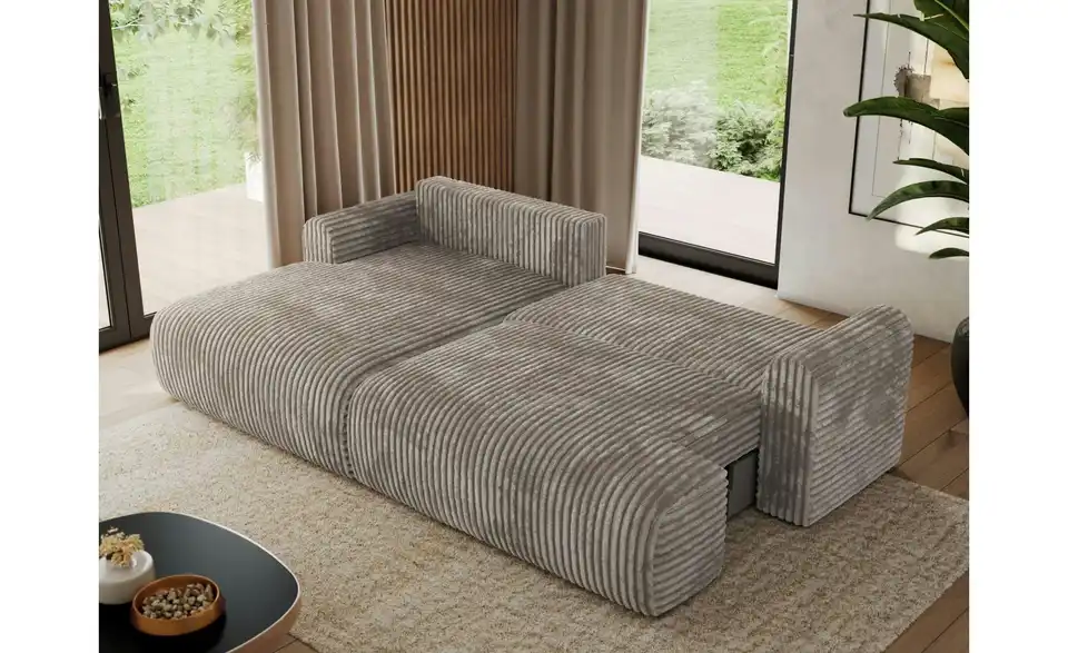 Ecksofa Tono mit Schlaffunktion, in Wohnsituation