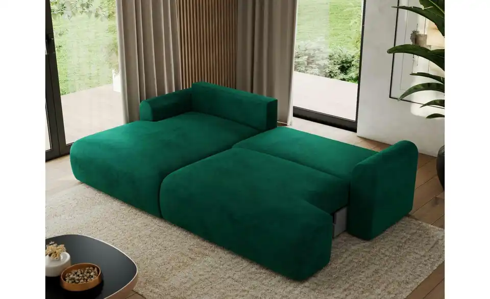 Ecksofa Tono mit Schlaffunktion, in Wohnsituation