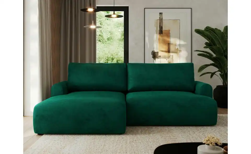 Ecksofa Tono mit Schlaffunktion, in Wohnsituation