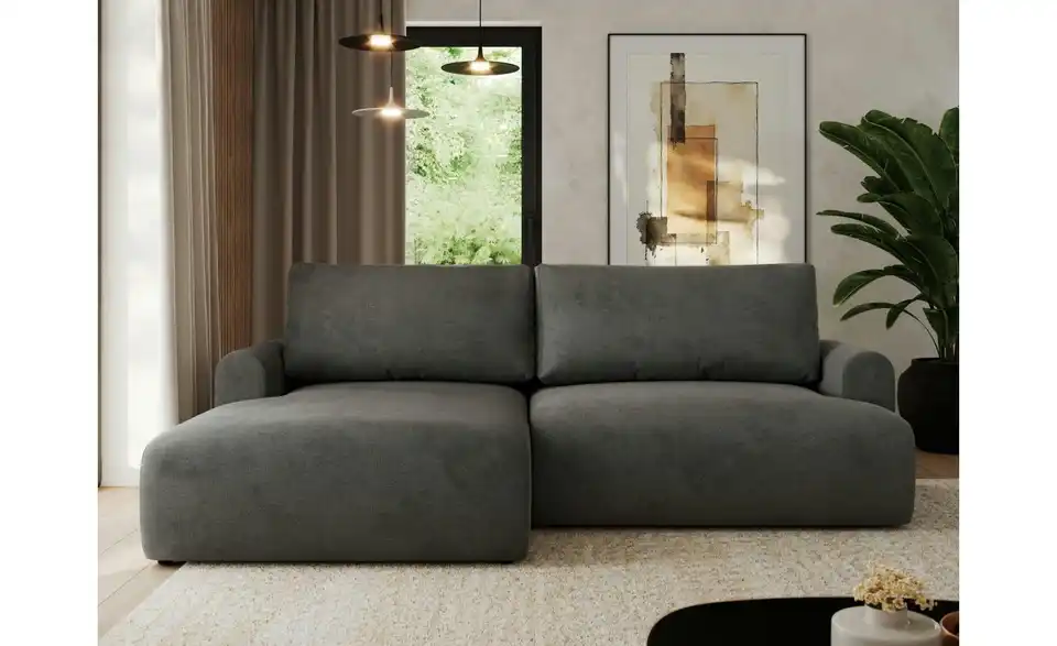 Ecksofa Tono mit Schlaffunktion, in Wohnsituation
