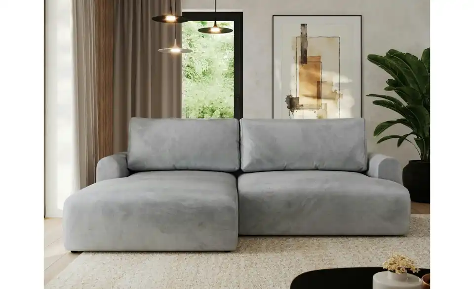 Ecksofa Tono mit Schlaffunktion, in Wohnsituation