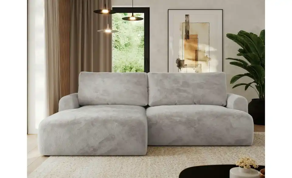 Ecksofa Tono mit Schlaffunktion, in Wohnsituation