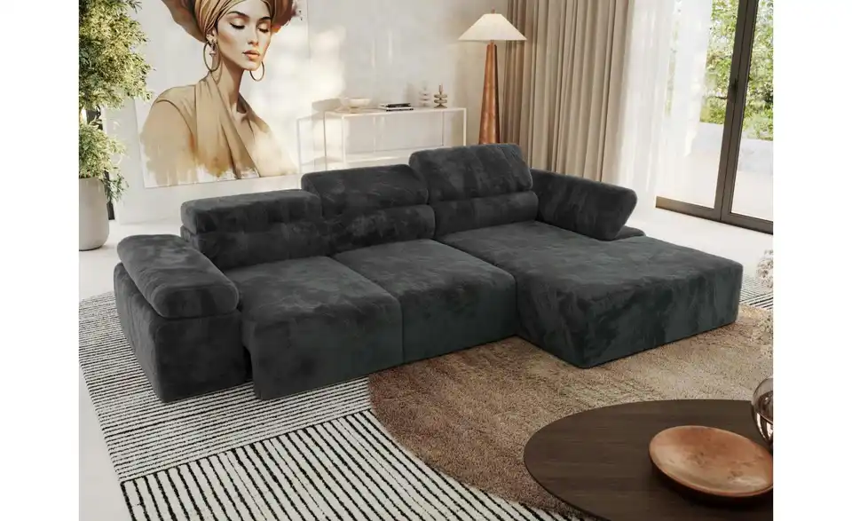 Ecksofa, in Wohnsituation