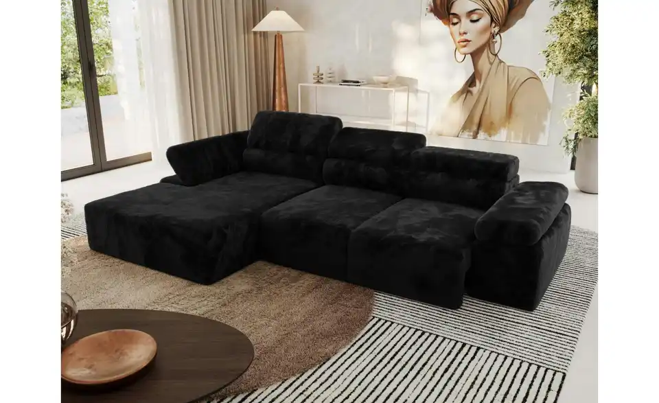 Ecksofa, in Wohnsituation