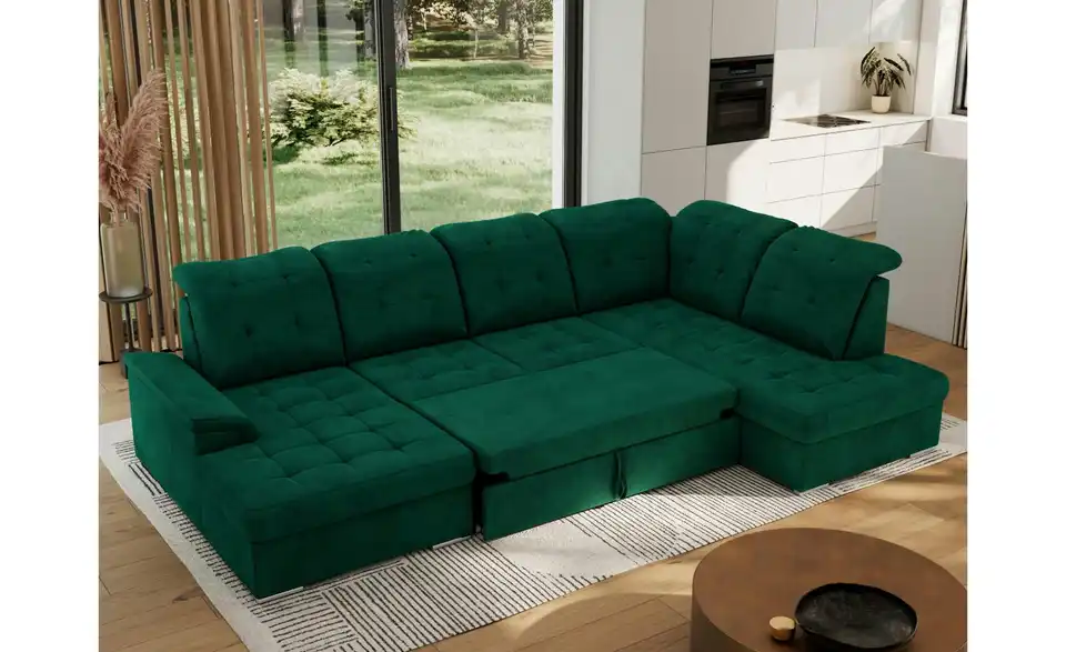 Wohnlandschaft Madrito mit Schlaffunktion, in Wohnsituation