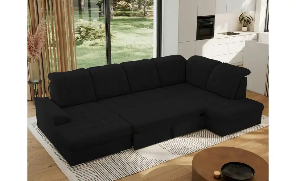 Wohnlandschaft Madrito mit Schlaffunktion, in Wohnsituation