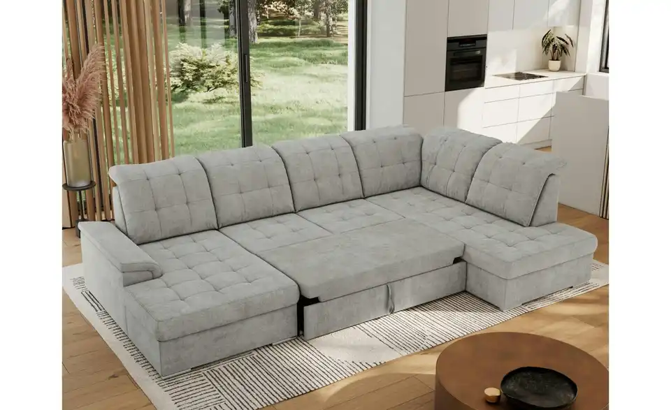 Wohnlandschaft Madrito mit Schlaffunktion, in Wohnsituation