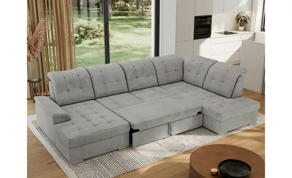 Wohnlandschaft Madrito mit Schlaffunktion, in Wohnsituation