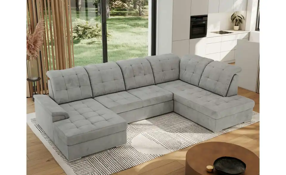 Wohnlandschaft Madrito mit Schlaffunktion, in Wohnsituation