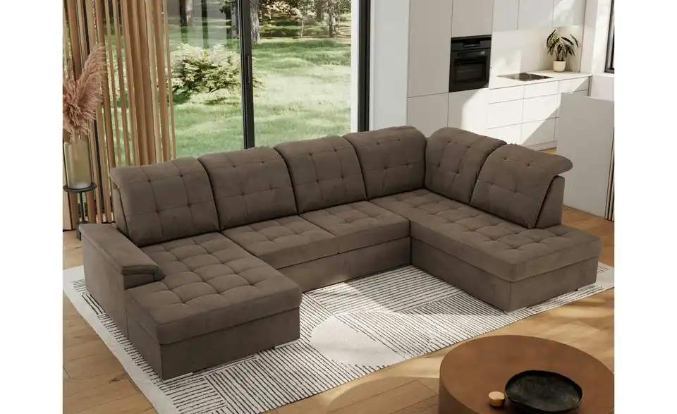 Wohnlandschaft Madrito mit Schlaffunktion, in Wohnsituation