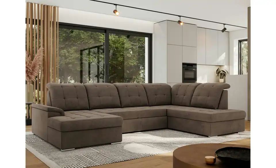 Wohnlandschaft Madrito mit Schlaffunktion, in Wohnsituation