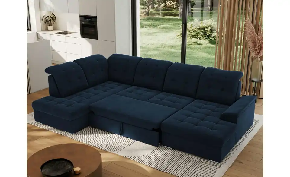 Wohnlandschaft Madrito mit Schlaffunktion, in Wohnsituation