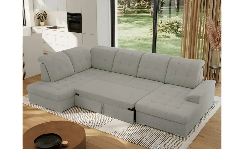 Wohnlandschaft Madrito mit Schlaffunktion, in Wohnsituation