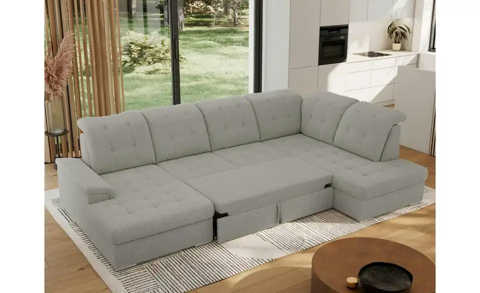 Wohnlandschaft Madrito mit Schlaffunktion, in Wohnsituation