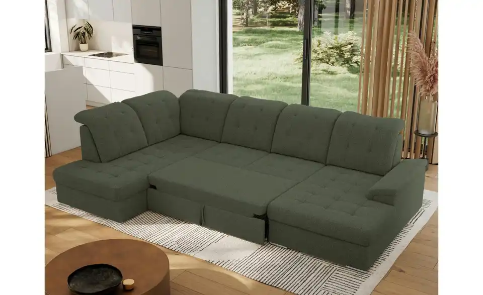 Wohnlandschaft Madrito mit Schlaffunktion, in Wohnsituation