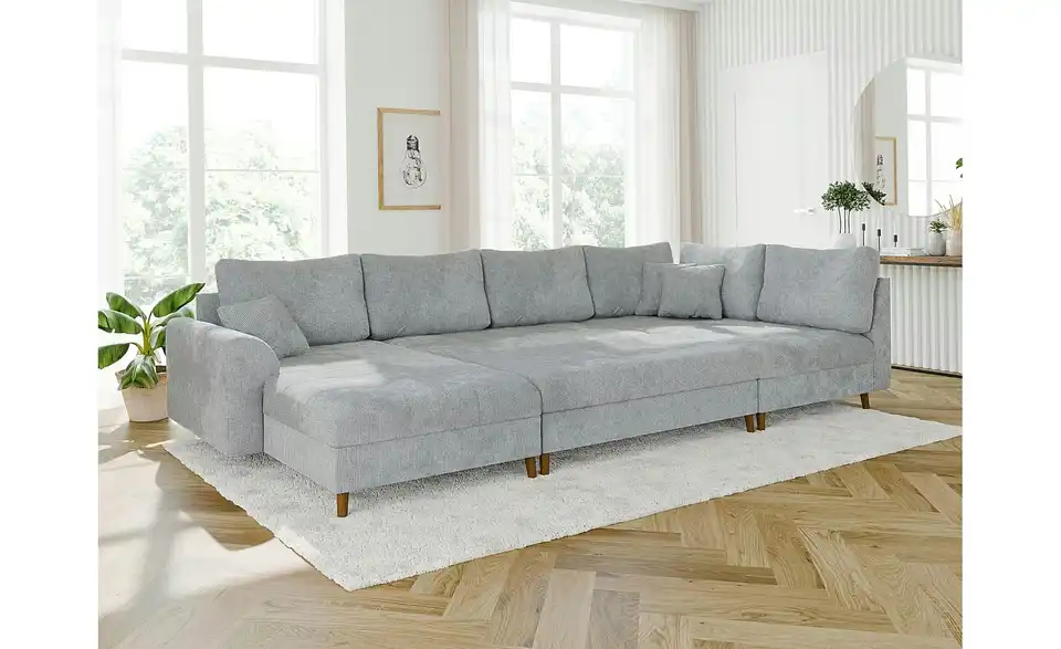 Wohnlandschaft mit Hocker Trygve, in Wohnsituation