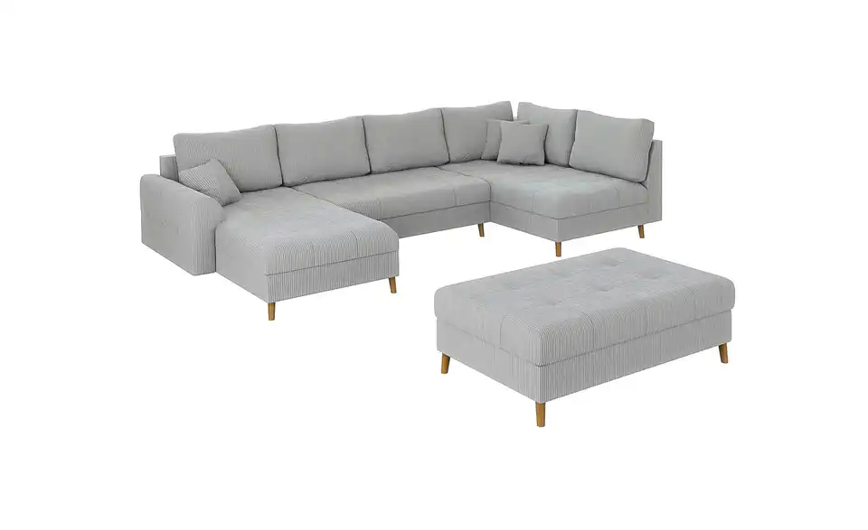 Wohnlandschaft mit Hocker Maya, Perspektive