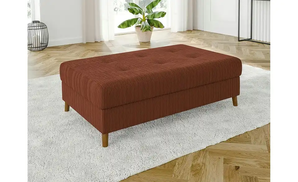 Wohnlandschaft mit Hocker Maya, in Wohnsituation