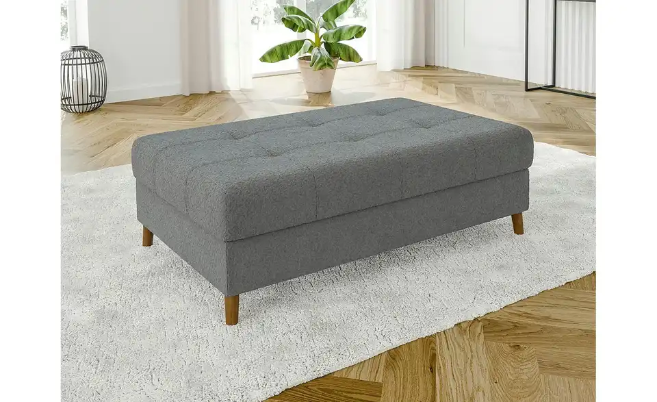 Ecksofa mit Hocker Lars, in Wohnsituation