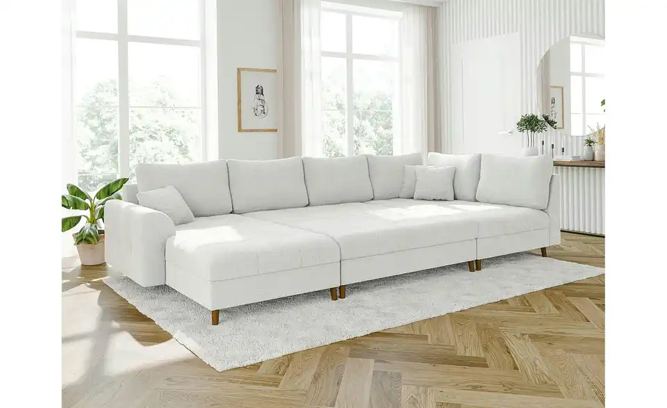 Wohnlandschaft mit Hocker Lars, in Wohnsituation