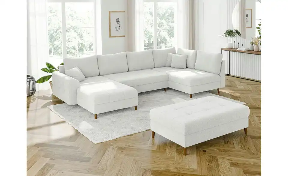 Wohnlandschaft mit Hocker Lars, in Wohnsituation